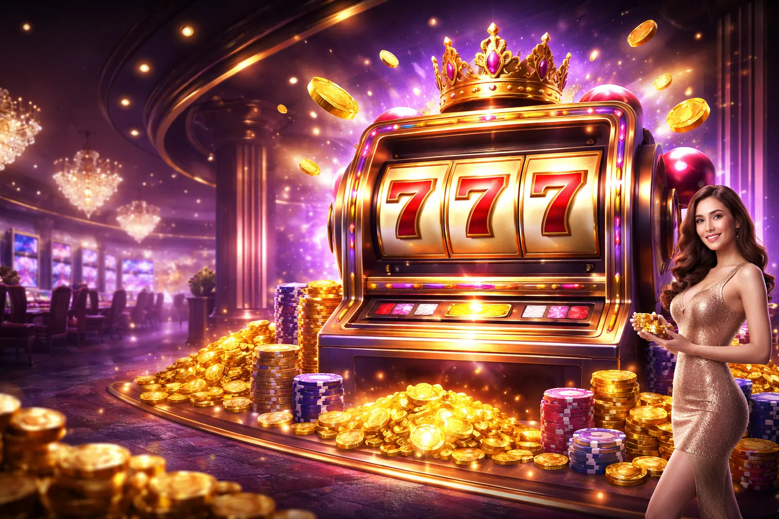 Máy đánh bạc abc8 bet với biểu tượng jackpot lớn